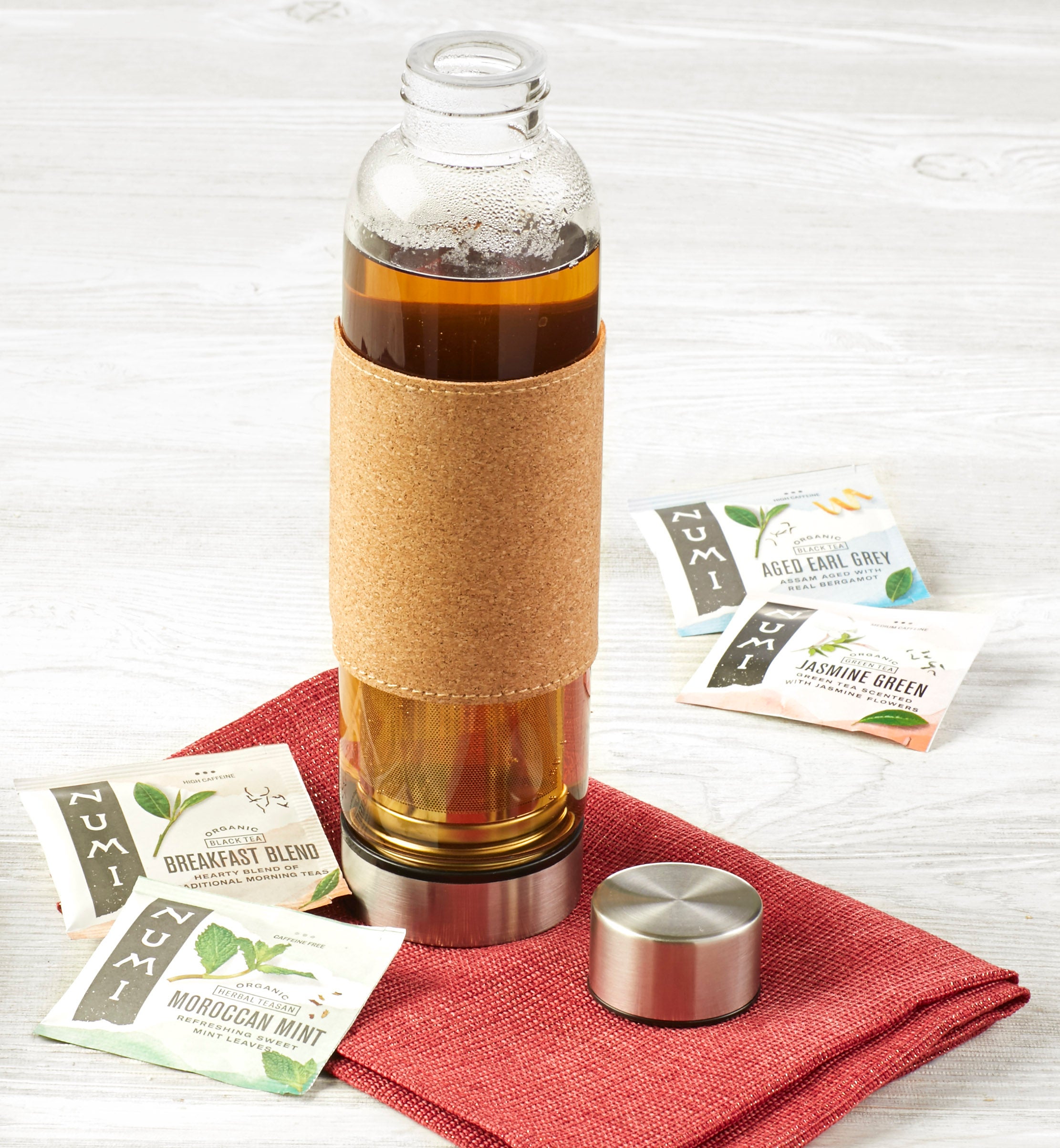 Organic Numi Tea Infuser Bottle Gift Set